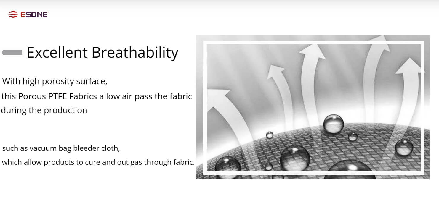 Porous Teflon Sheet YS9023P PTFEfabric